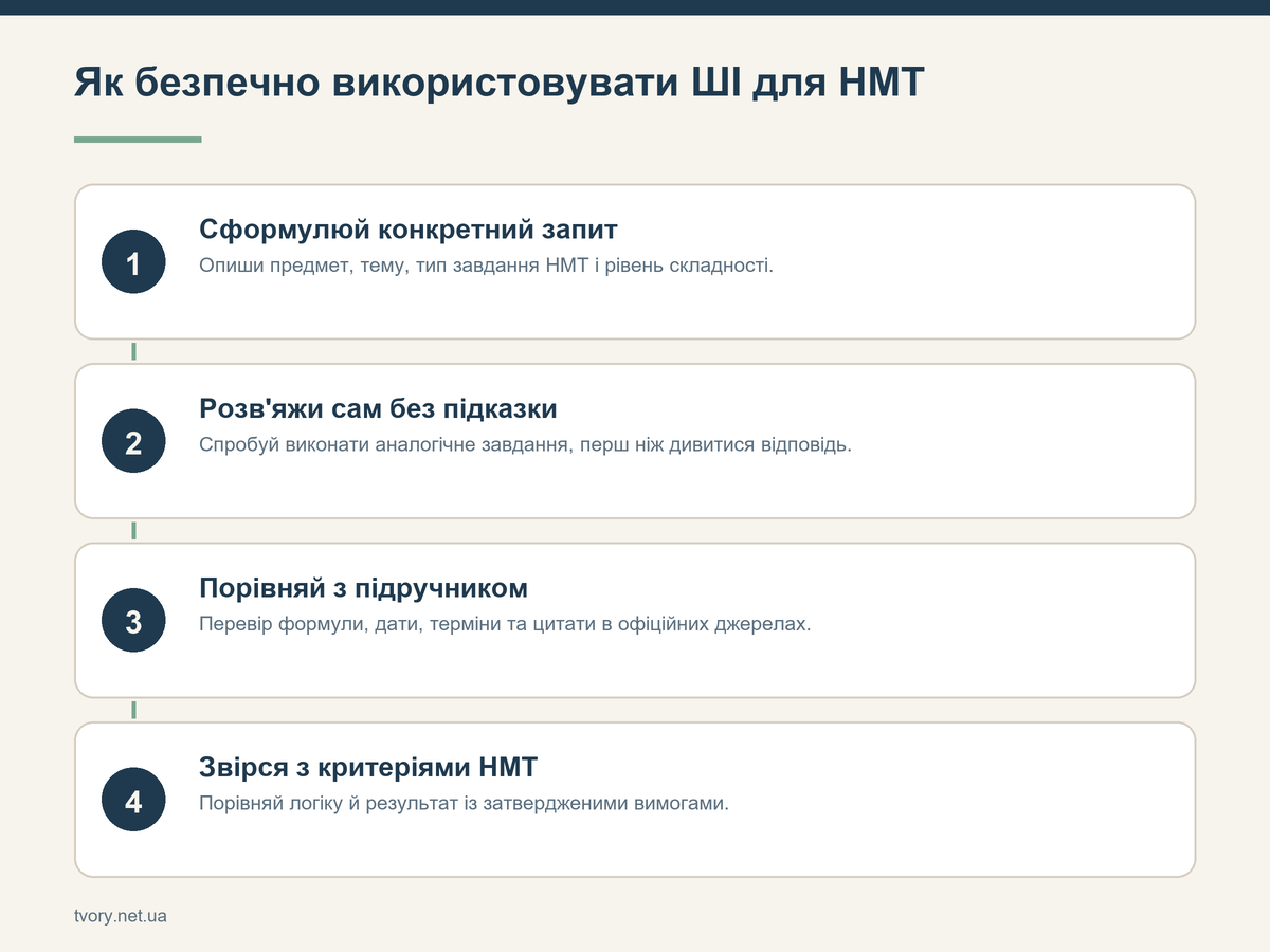Як безпечно використовувати ШІ для НМТ